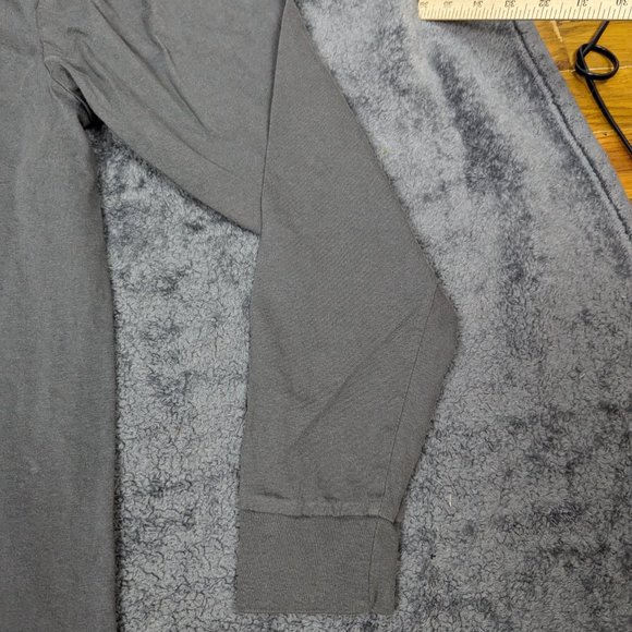 Def Leppard Shirt Adult Medium Gray Pullover Long Sleeve 1983 Art Music Band Tee - Picture 6 of 16